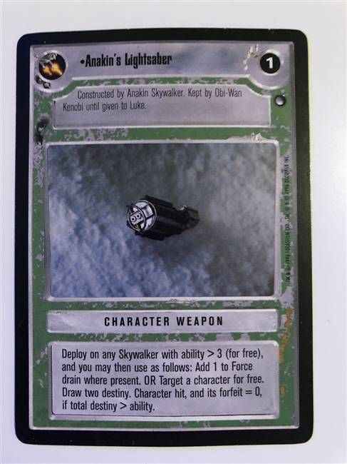 Star Wars CCG Anakin's Lightsaber