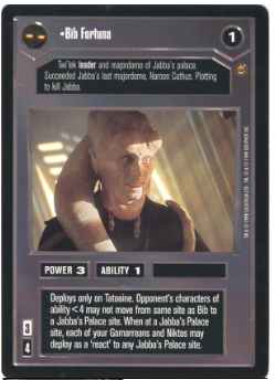 Star Wars CCG Bib Fortuna