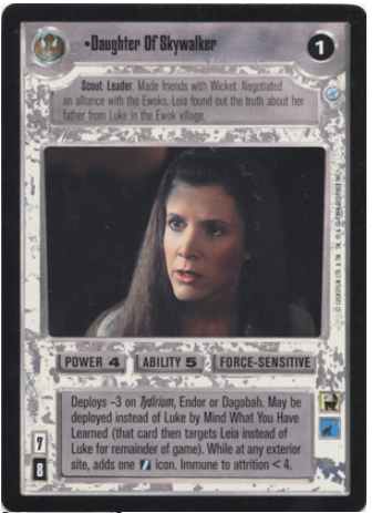 Star Wars CCG Daughter of Skywalker