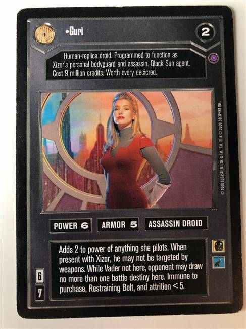 STAR WARS CCG DS CORUSCANT DIOXIS 49R at 's Entertainment