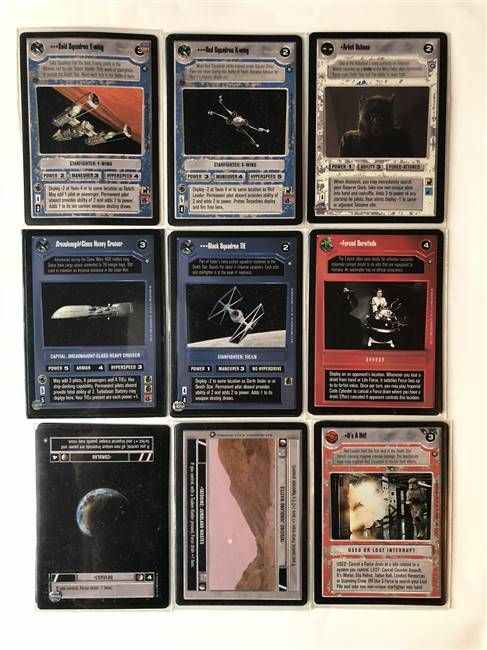 Star Wars CCG Official Tournament Sealed Deck - OTSD Complete Set (Opened)