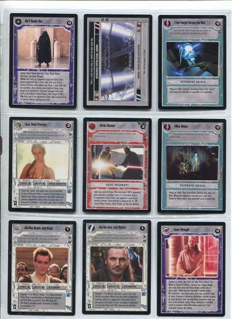 Star Wars CCG Reflections III Premium Complete Set