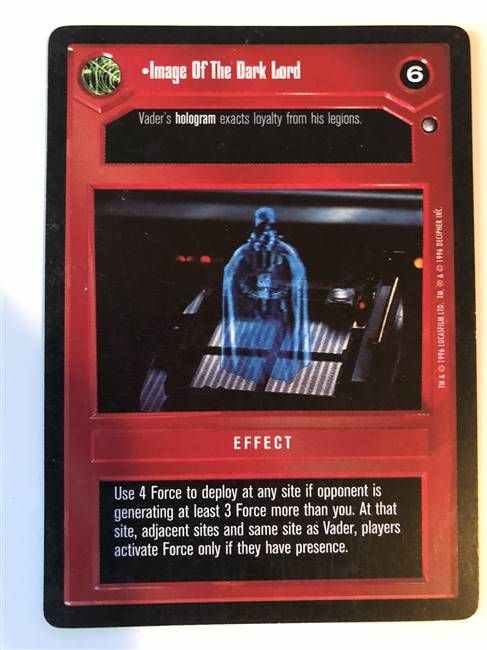 Star Wars CCG Image Of The Dark Lord