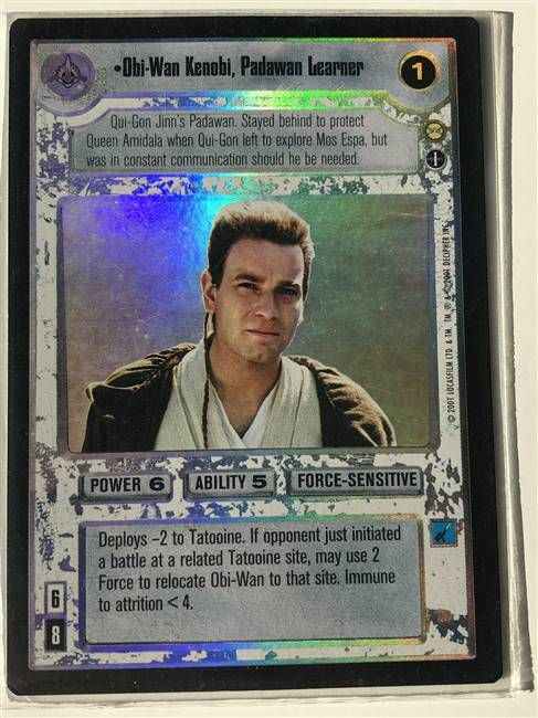 Star Wars CCG Obi-Wan Kenobi, Padawan Learner (AI Foil)