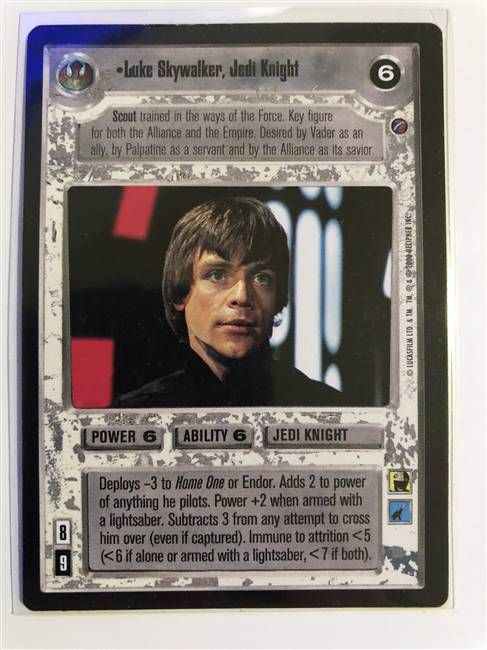 Star Wars CCG Luke Skywalker, Jedi Knight