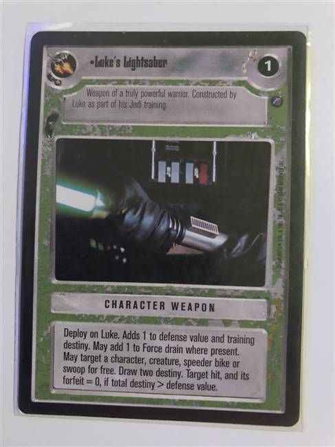 Star Wars CCG Luke's Lightsaber