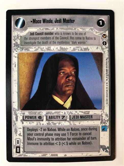 Star Wars CCG Mace Windu, Jedi Master