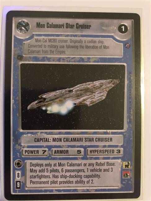 Star Wars CCG Mon Calamari Star Cruiser