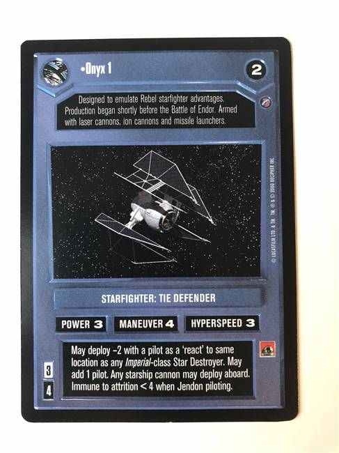 Star Wars CCG Onyx 1