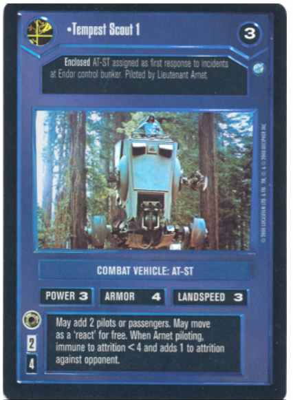 Star Wars CCG Tempest Scout 1 (Foil)