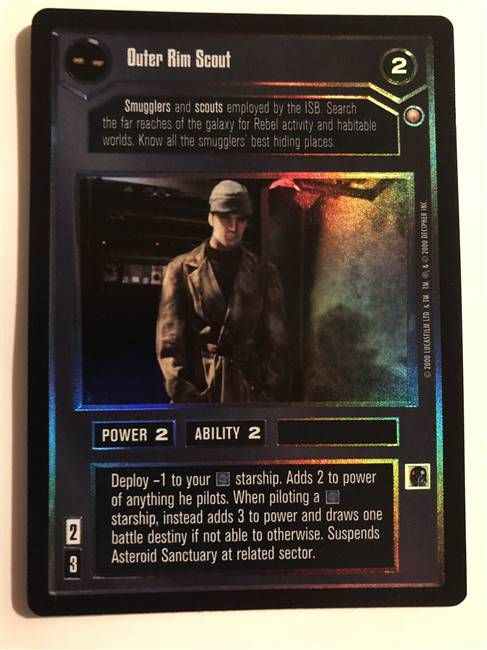 Star Wars CCG Outer Rim Scout (Foil)