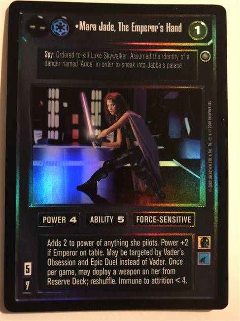 Star Wars CCG Mara Jade, The Emperor's Hand (Foil)