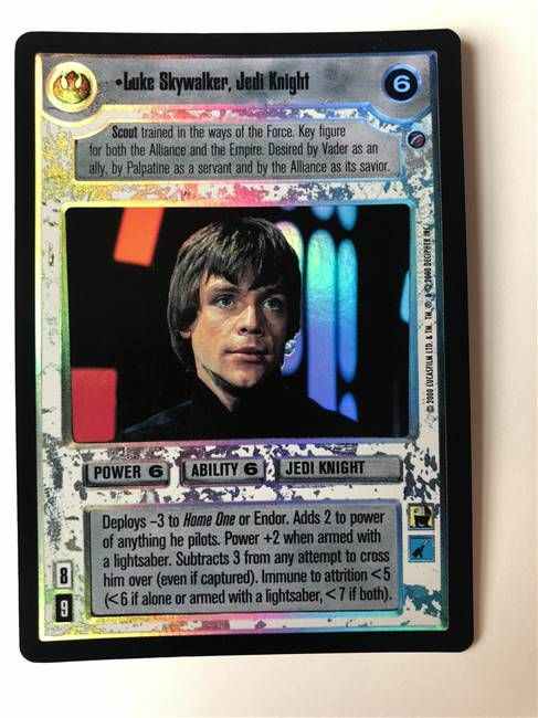 Star Wars CCG Luke Skywalker, Jedi Knight (Foil)