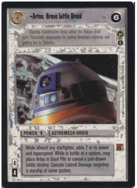 Star Wars CCG Artoo, Brave Little Droid (AI)