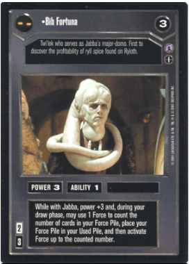 Star Wars CCG Bib Fortuna