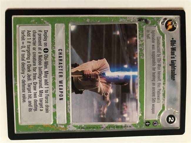 Star Wars CCG Obi-Wan's Lightsaber