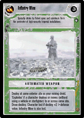 Star Wars CCG Infantry Mine