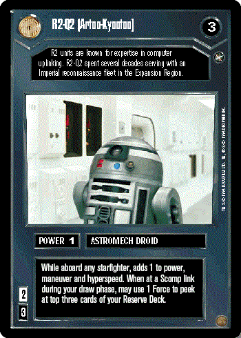 Star Wars CCG R2-Q2 (Artoo-Kyootoo)