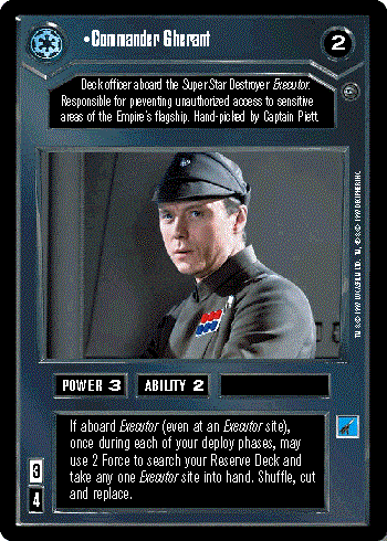 Star Wars CCG Commander Gherant