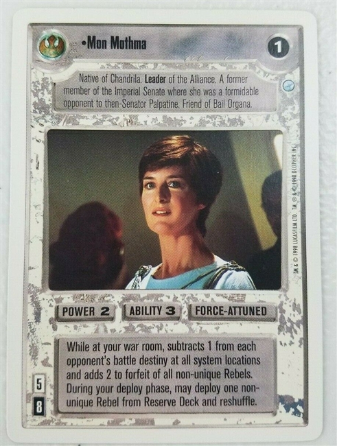 Star Wars CCG Mon Mothma (WB)